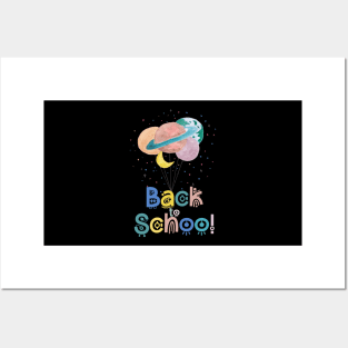 back to school galaxy Posters and Art